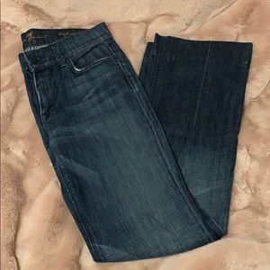 Seven for all mankind medium/dark wash jeans